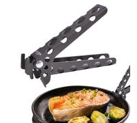 Pinza para sartenes calientes: clip para agarrar platos calientes, herramienta para levantar utensilios de cocina, ayudante de cocina seguro para el calor, abrazadera para servir segura | Solución con