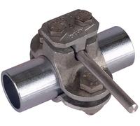 Pinza para tubo de puesta a tierra Dehn con abrazadera de conexión MCI St/tZn - 407100