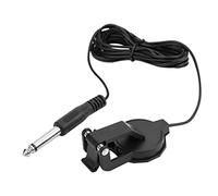 Pinza para ukelele, 9 × 6 × 3, conector de audio de 6,35 mm, micrófono piezoeléctrico para violín, guitarra acústica