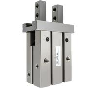 Pinza paralela neumática de doble efecto Serie MHZ2 - Abrazaderas cilíndricas for manipulación y automatización de precisión(Mhz2-32d)