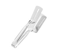 Pinza Parrilla Acero Inoxidable - Espátula Con Pinza | Pala Antiadherente | 2-en-1 Con Mango Extralargo Resistente Calor, Resistente A Quemaduras, Para Barbacoa, Filete, Pescado, Hamburguesa, Pizza, P