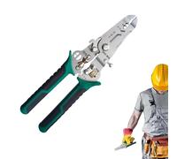 Pinza pelacables, herramienta pelacables, herramienta pelacables de alta resistencia Pelacables eléctricos - Potente herramienta pelacables Herramienta para crimpar cables para electricistas