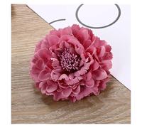 Pinza Pelo Flor 5 piezas de flores for el cabello, tocado DIY for novia, tela flocada, rosa roja, flor, horquilla for el cabello.(B-purple)