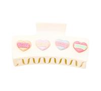 Pinza Pelo Grande Diademas para el día de San Valentín para mujer Pinzas para el pelo Pinzas para el pelo Diademas de tela con borde ancho Pinzas para mujer Pinzas Accesorios para (D, One Size)