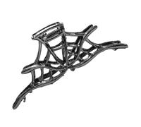 Pinza Pelo Negra de Aleación de Zinc Diseño de Araña | Uso Diario y Ejercicio, Accesorio Versátil, Sujeción Segura del Cabello