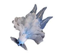 Pinza plana con diseño de pez, creativa, retro, elegante, para peinar el cabello