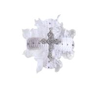 Pinza plana oscura para el pelo, cruces, lazos, racimos, elegante, color negro, accesorios para fotos