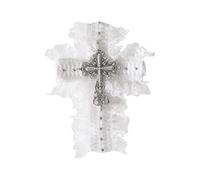 Pinza plana oscura para el pelo, cruces, lazos, racimos, elegante, color negro, accesorios para fotos