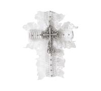 Pinza plana oscura para el pelo, cruces, lazos, racimos, elegante, color negro, accesorios para fotos