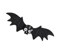 Pinza plana oscura para el pelo, diseño de calavera, balletcore, accesorio para fotos