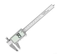 Pinza plástica 0-150m m para la pantalla LCD de la función del ajuste cero | Fácil operación con una sola mano, mandíbula deslizante suave, pantalla LCD grande, conversión rápida en pulgadas y mm
