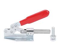 Pinza PushPull de Hierro con Cubierta Plástica, 13x8,5cm, Fuerza de Sujeción 180kg - Rápida y Segura, Duradera, Ideal para Instalación y Decoración