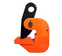 Pinzas Abrazadera de elevación de placa horizontal industrial Abrazadera de placa vertical de acero Ideal for elevación y manipulación de capacidad de 1 a 10 toneladas(1T)