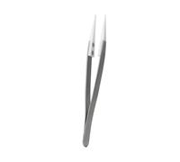 Pinzas antideslizantes con punta de cerámica de circonia inversa, herramienta precisa de acero inoxidable para soldadura adecuada, uso industrial y artesanal, pinzas de cerámica industriales