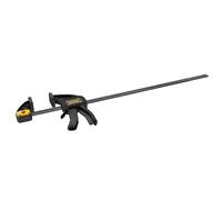 STANLEY FATMAX Sargento Monomanual M, Capacidad 300mm, Fuerza 45kg, Trabajo de Precisión, Zapatas Protectoras Desmontables, Ranura en V para Tubo, Carril de Acero, FMHT0-83233
