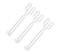 Pinzas barbacoa XL Set 3 tenazas parrilleras Pinza cocina 38 cm Acero Inox.