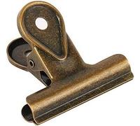 Pinzas bulldog， 10 clips metálicos tipo bulldog/clips de bisagra cola larga acero inoxidable, varios tamaños for encuadernación hojas sueltas, 20 mm(20MM)