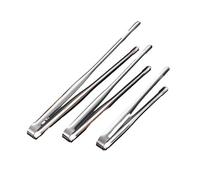 Pinzas Chimenea 1Pc Stainless Steel Grill Tongs Cooking Utensils For BBQ Baking Silver(3pcs silverABC)