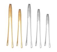 Pinzas Chimenea 304 Stainless Steel Grill Tongs Barbecue Clip Kitchen Meat Cooking Utensils(Style 06)