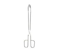 Pinzas Chimenea Food Tongs Stainless Steel Stainless Steel Food Tongs Thick Design Easy To Clean Bread Clip Cooking Tongs Kitchen Tongs(Style B)