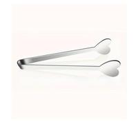 Pinzas Chimenea Heart Shaped Mini Tongs - Stainless Steel Small Tongs for Serving Food, Cooking, Appetizers, Ice Cubes, Fruits, and Sugar