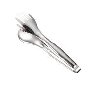 Pinzas Cocina Acero Inoxidable 5 pinzas creativas de acero inoxidable for alimentos, especiales for filetes fritos, for comidas, utensilios cocina Para barbacoa(5PCS Silver hand)
