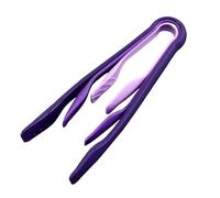Pinzas Cocina Alicates for alimentos, alicates de cocina, pinzas de cocina antideslizantes de silicona, herramientas for ensaladas, accesorios de cocina for barbacoa Pinzas De Cocina (Color : Plum)