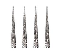 Pinzas Cocodrilo Pelo,Clips de Duckbill 4 PCS Clips de Rizo de Cocodrilo para Pelo Horquillas de Metal de Pato Barrette Clip para Cabello para Mujer y Niña Peinar (Plateado)