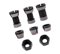 Pinzas de 6,35 mm, 8 mm, 6 mm, mandriles eléctricos, fresadoras, grabado, recortadora, accesorios para enrutadores