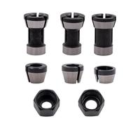 Pinzas de 6,35 mm, 8 mm, 6 mm, mandriles eléctricos, fresadoras, grabado, recortadora, accesorios para enrutadores