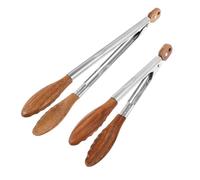 Pinzas de acero inoxidable for carne, ensalada, pan, pinza for servir, pinzas for parrilla barbacoa, for Buffet, herramientas cocina, accesorios, 2 uds