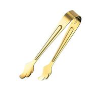 Pinzas de acero inoxidable para alimentos Pinzas for aperitivos de azúcar acero inoxidable for cocina, pinzas pequeñas for alimentos, Mini for y hielo, prácticas for(Gold)