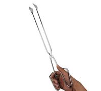 Pinzas de Acero Inoxidable para Barbacoas y Parillas 55 cm - Extra Largas, Resistentes al Calor, Grosor 6 mm, Ideales para Parrilla, BBQ y Cocinas