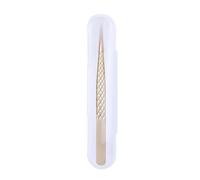 Pinzas de acero inoxidable para pestañas, ligeras, ofrecen un mejor agarre para viajes y uso diario, agarre ergonómico, pinzas de pestañas de acero inoxidable