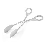 Pinzas de acero inoxidable resistentes para cocina, pasteles, cocina, cocina, barbacoa, servir, tijeras de acero inoxidable