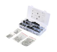 Pinzas de alambre de metal aisladas Clips de cable acolchados ajustables de acero inoxidable con diseños ajustables para conexión de manguera segura abrazaderas de cable aislantes