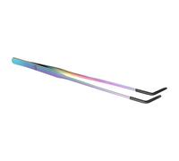 Pinzas de alimentación para reptiles - acero inoxidable+silicona 27 cm | Pinzas de acuario con cabeza de silicona no slip, lagartos, pinzas para alimentación 'acuario | Reptile Tank,