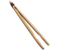 Pinzas de bambú,envuelto Cuerda Pinzas,Cocina pinzas bambú,Pinzas Madera, Pinzas Tostadas,Pinzas barbacoa,Pinza de Bambu Reutilizables,Cocina,Comedor,Juego de té,Tostadora,Ensalada,20.8cm,1 pieza