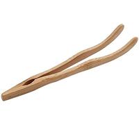 Pinzas de bambú para alimentos, pinza para té de casa de té, pinzas de madera para tostadas, diseño práctico