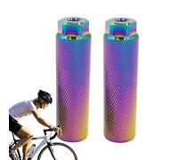Pinzas de bicicleta para niños, piezas espaciadoras de horquilla trasera, clavijas de aleación de aluminio coloridas, para hombres, mujeres, jóvenes, niños, pasajeros en horquilla trasera, ciclismo de