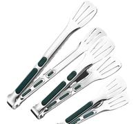 Pinzas De Cocina 3 uds Pinza for Barbacoa Pinzas for Alimentos de Acero Inoxidable Carne Ensalada Filete Pollo Fideos Clip for Servir Comida Pinzas de Cocina for Barbacoa Utensilios de Cocina(7 Inch)