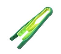 Pinzas De Cocina 3 unids/Set Reutilizable Comida Pan Clip Cocina Pinzas for Alimentos Ensalada de plástico Tocino Pinza for Carne Pinzas for Hielo Herramientas for Hornear Gadget(Green)