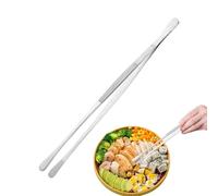 Pinzas de cocina - 30,0 centímetros de acero inoxidable pinzas para alimentos, pinzas largas y grandes, adecuadas para buffet, bar, picnic, barbacoa al aire libre, barbacoa, camping y