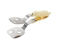 Pinzas De Cocina, Agarre Ergonómico Cómodo, 24x6,5 Cm, Pinzas De Cocina De Acero Inoxidable, Pinza De Espátula Con Mango Extendido, Lindo Diseño De Garra De Oso, Para, Hogar, Restaurante