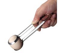 Pinzas de cocina: clip elevador de acero inoxidable de 7,20 pulgadas, diseño ergonómico antideslizante, herramienta multiusos compacta, fácil control de alimentos equilibrado | Tensión para hervir fre