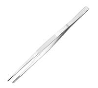 Pinzas de cocina de 12 pulgadas, pinzas de acero inoxidable de primera calidad, largas para alimentos con puntas dentadas de precisión para cocinar, barbacoas, plantas.