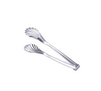 Pinzas de Cocina de Acero Inoxidable 2 pinzas creativas for barbacoa con forma de concha, acero inoxidable, for carne, pastel, pan, parrilla, utensilios cocina(2PCS 23cm)