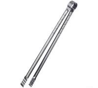 Pinzas de cocina de acero inoxidable de 45 cm, pinzas de parrilla resistentes para barbacoa, pinzas antideslizantes para alimentos, ideales para girar filetes y alitas de pollo al aire libre (1 unidad
