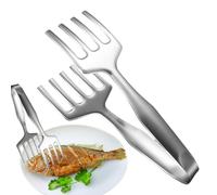 Pinzas de cocina de acero inoxidable, resistentes al calor y ergonómicas, versátiles pinzas para , servir y buffet con asas resistentes
