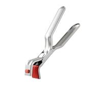 Pinzas de cocina de acero resistentes a la corrosión con ergonómico para un manejo seguro con recipiente caliente antideslizante utensilios de cocina para cuencos calientes